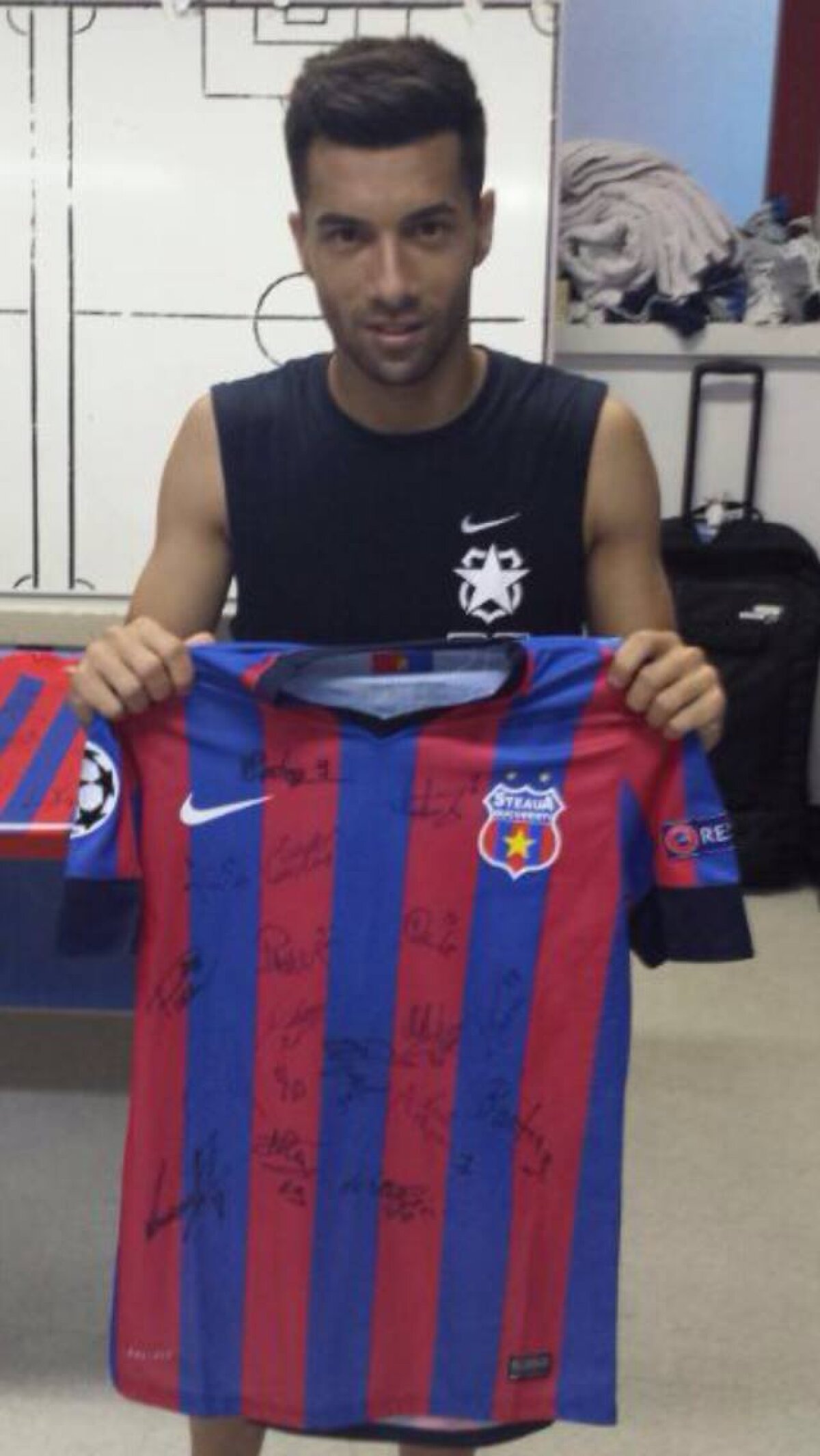 GALERIE FOTO Lucian Goian, un fotbalist cu suflet mare » Fostul dinamovist organizează licitaţii caritabile cu tricouri ale fotbaliştilor