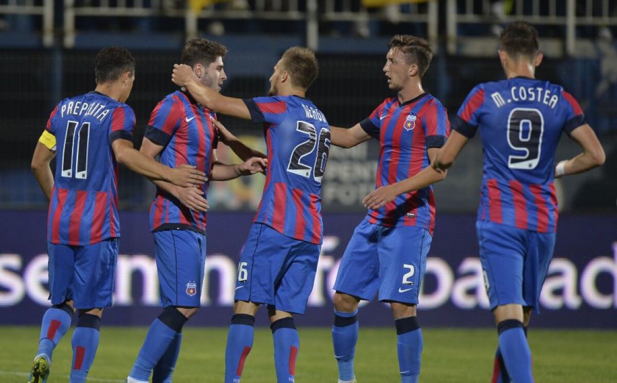 FOTO O simplă joacă pentru calificarea în optimile Cupei » Steaua - Avîntul Bîrsana 4-0