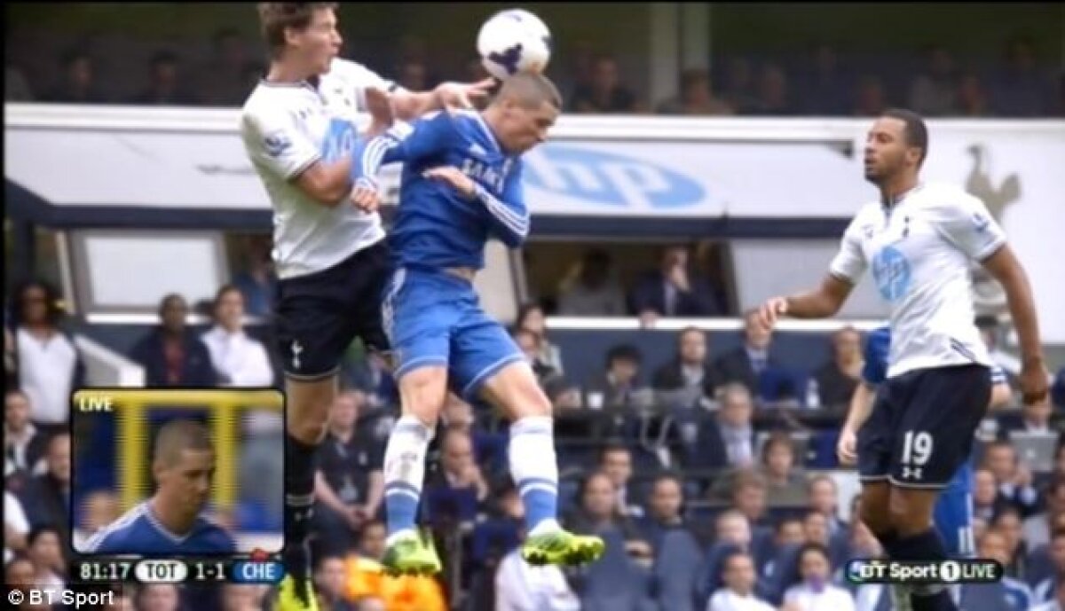 VIDEO Tottenham - Chelsea 1-1 » Scandal cu Torres la eliminare, Chiricheş doar rezervă la gazde
