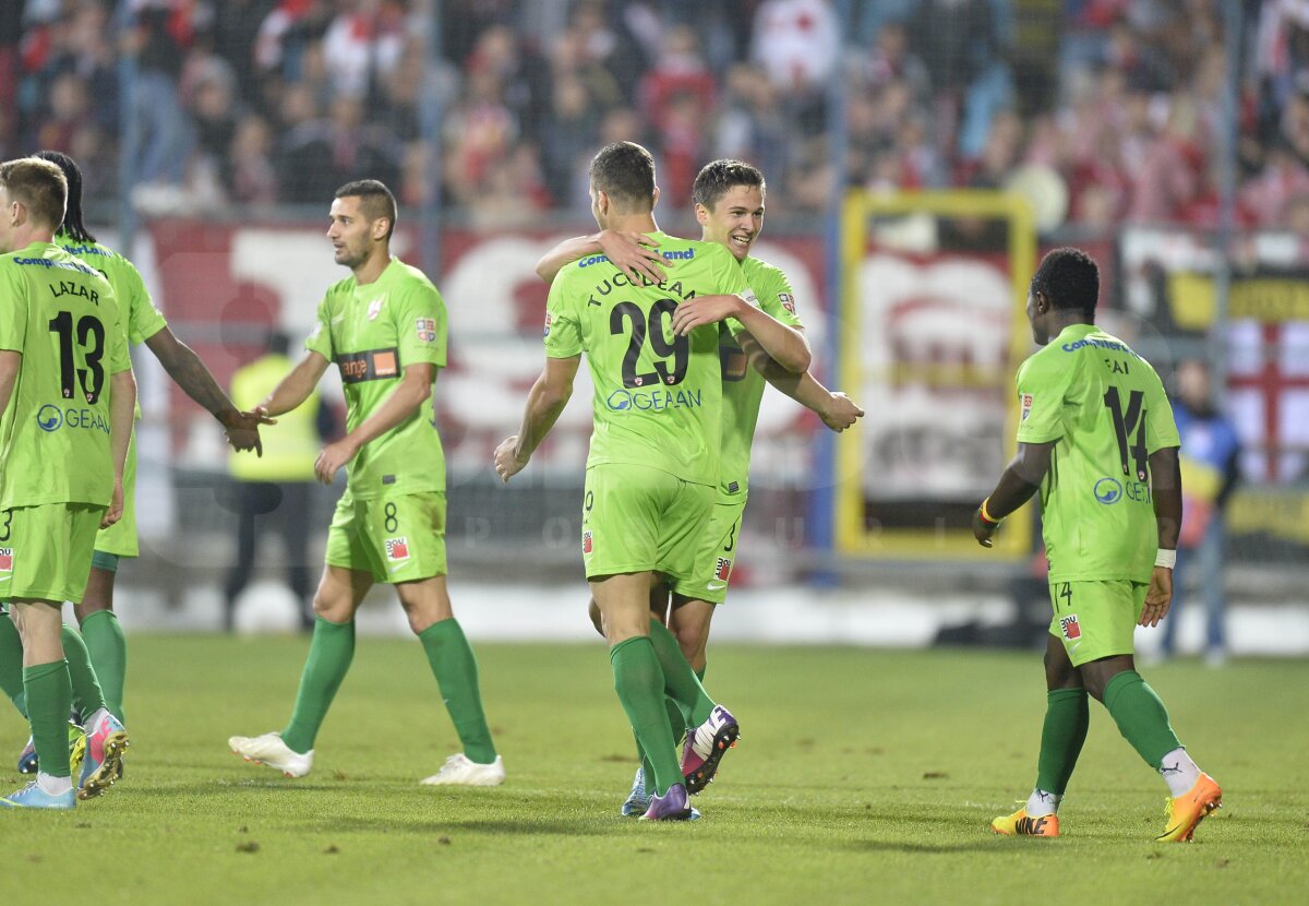 FOTO + VIDEO Oţelul - Dinamo 1-2 » "Cîinii" lui Stoican au urcat pe locul 7