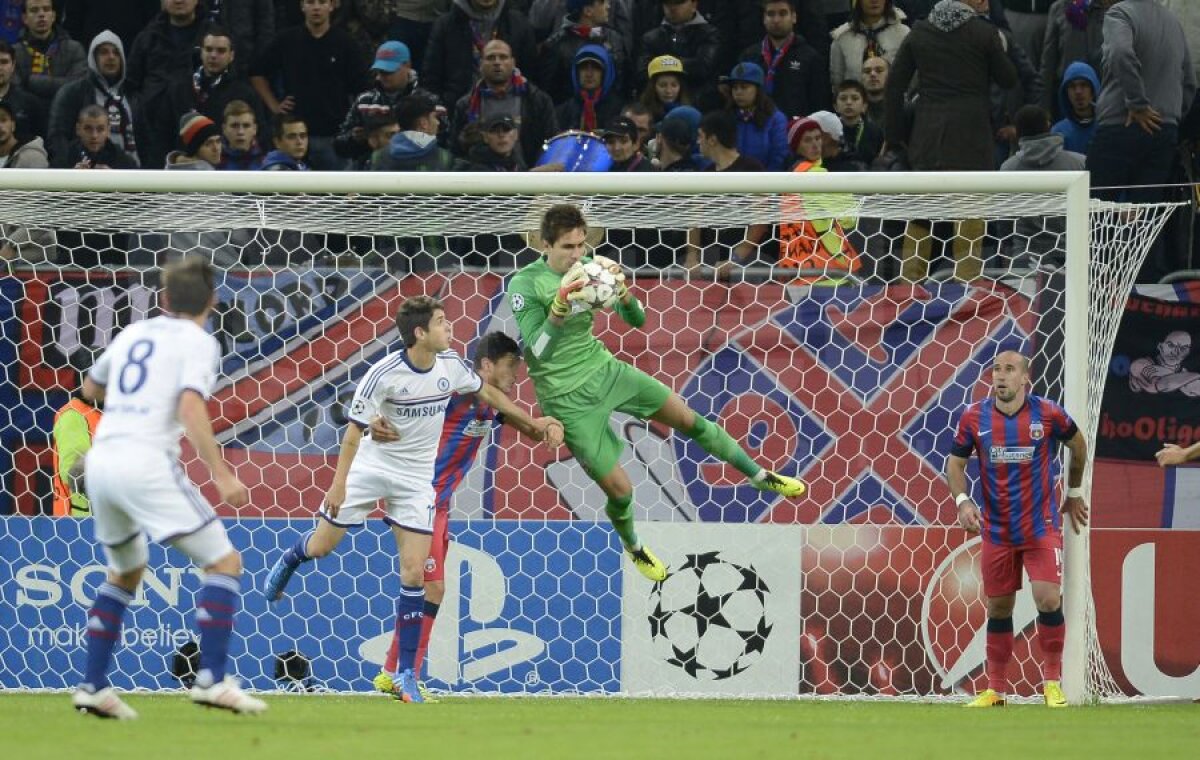 FOTO + VIDEO Puşi la colţ » Chelsea umileşte Steaua pe Naţional Arena