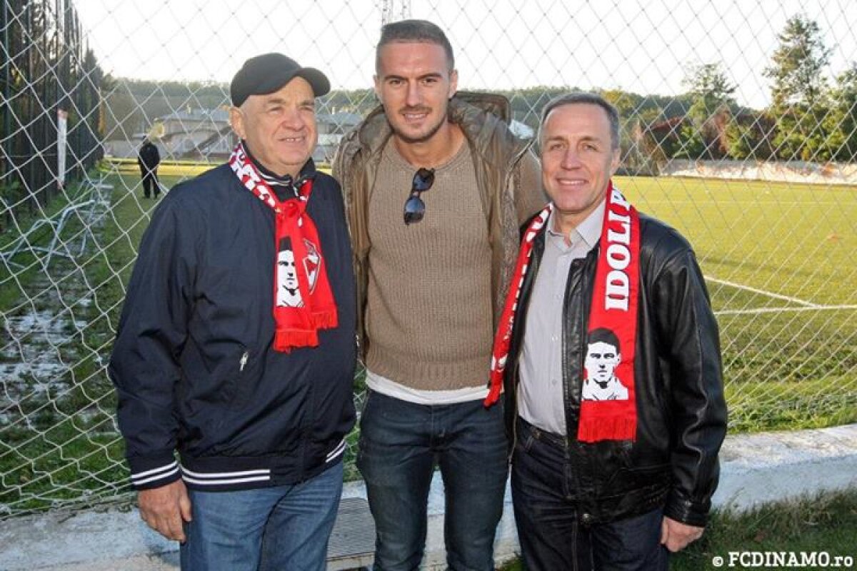 FOTO Antrenament cu fanii! Iniţiativă inedită la Dinamo, cu invitaţi speciali Alexe şi Pulhac