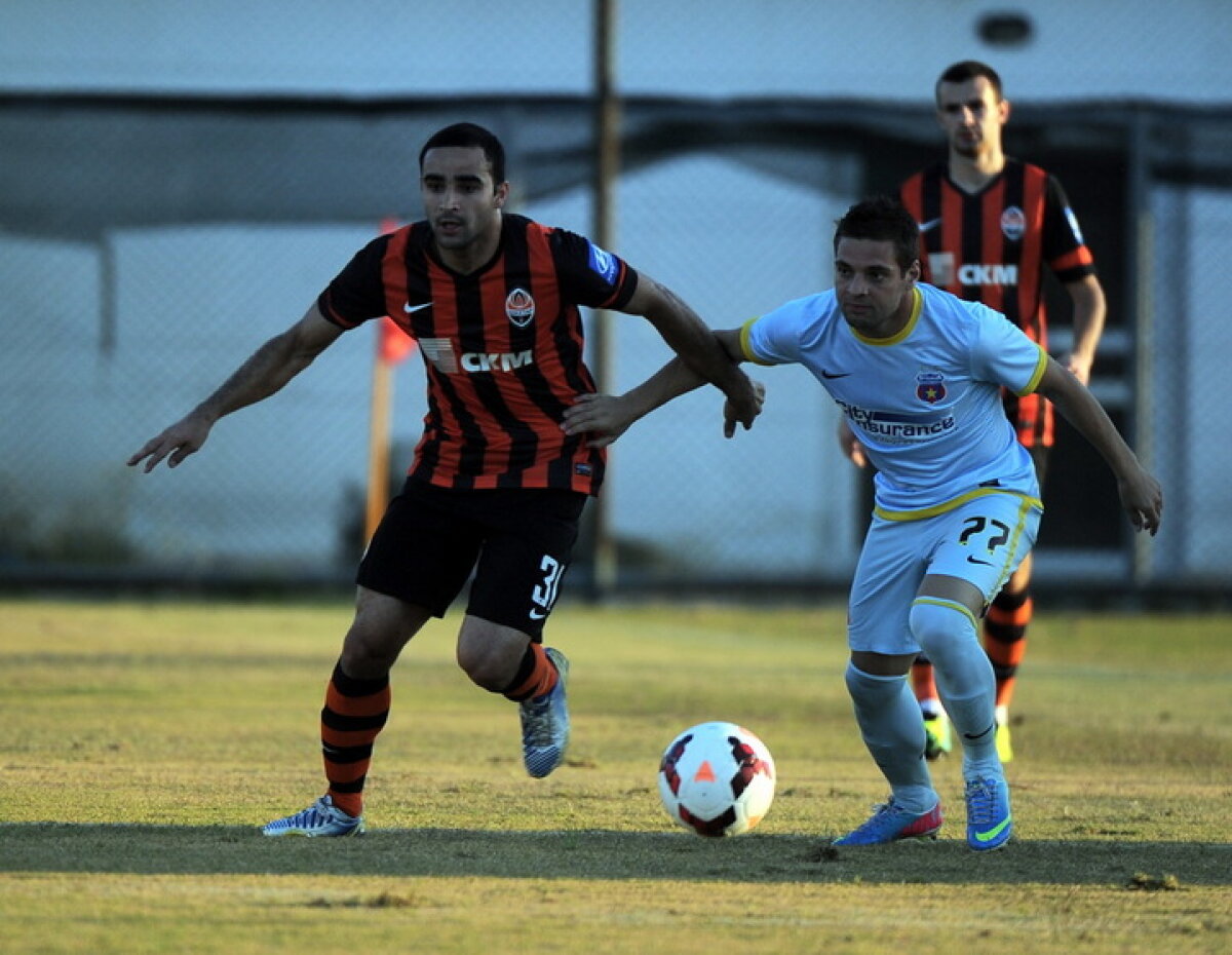 VIDEO şi FOTO Steaua - Şahtior 1-4 » Sud-americanii lui Lucescu au umilit rezervele roş-albaştrilor