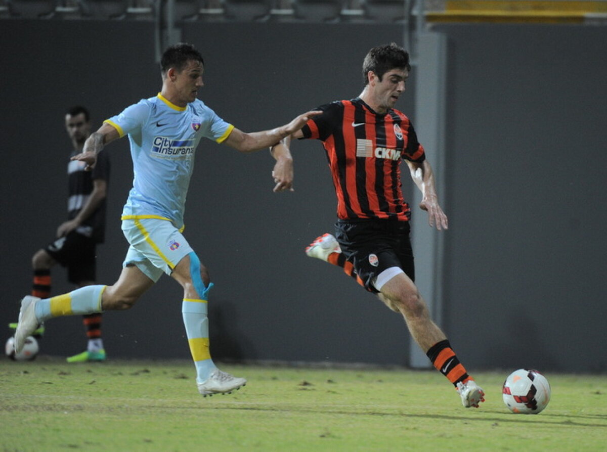 VIDEO şi FOTO Steaua - Şahtior 1-4 » Sud-americanii lui Lucescu au umilit rezervele roş-albaştrilor