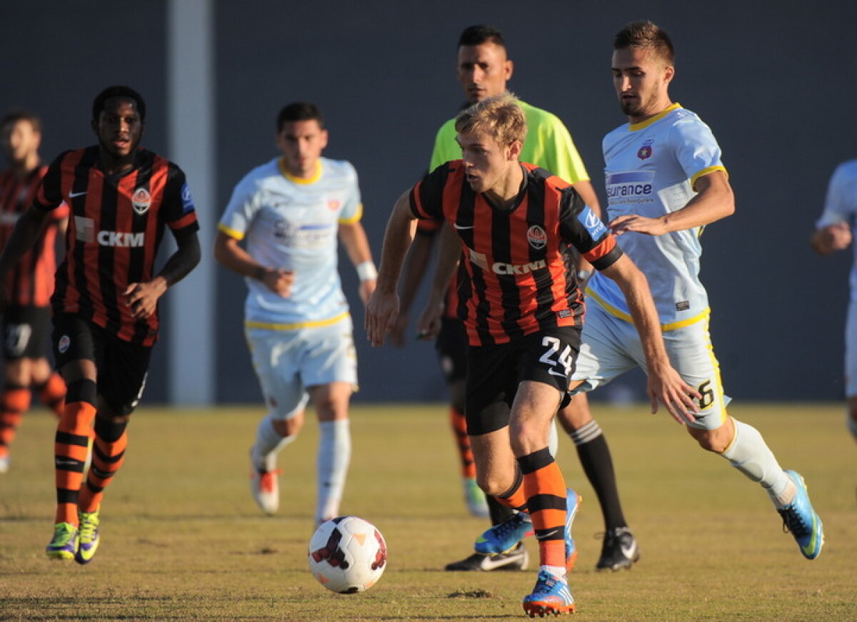VIDEO şi FOTO Steaua - Şahtior 1-4 » Sud-americanii lui Lucescu au umilit rezervele roş-albaştrilor