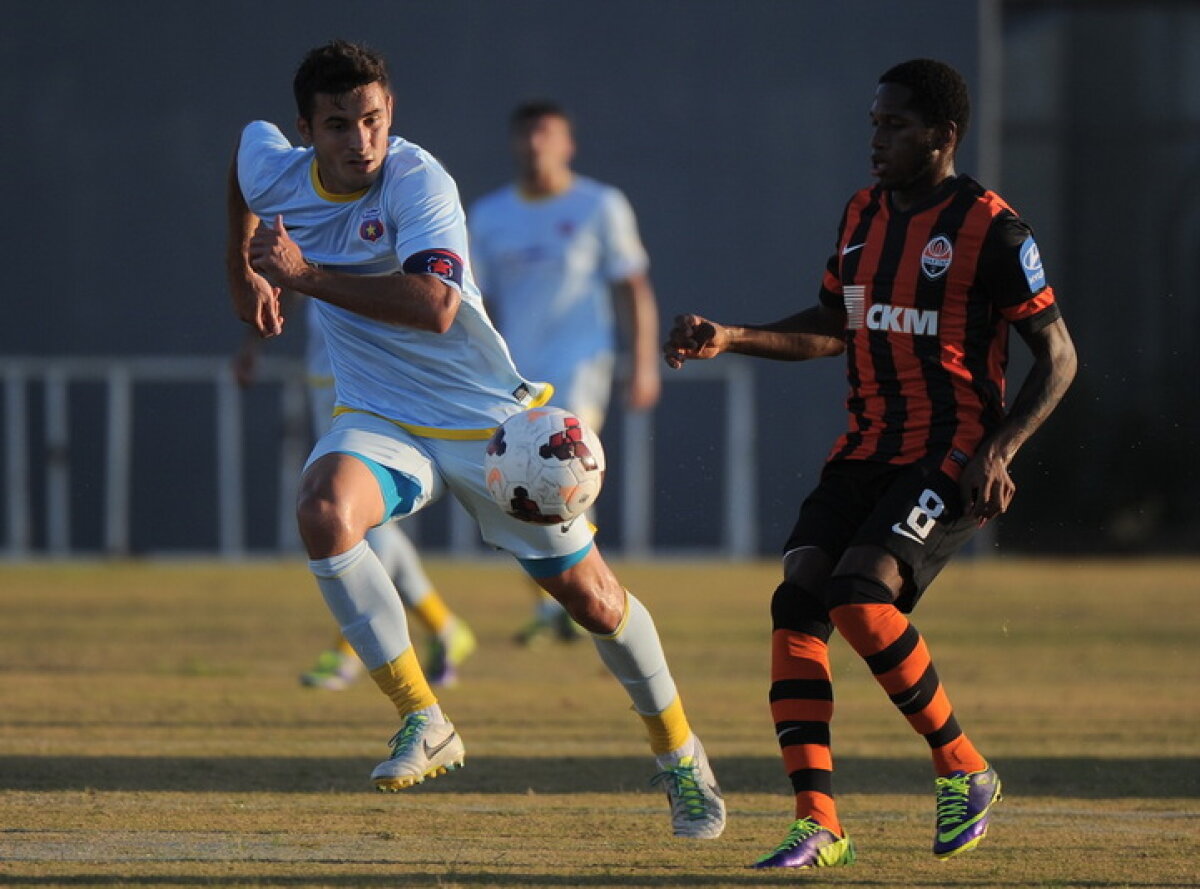 VIDEO şi FOTO Steaua - Şahtior 1-4 » Sud-americanii lui Lucescu au umilit rezervele roş-albaştrilor