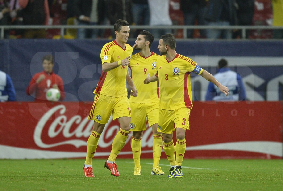 FOTO şi VIDEO România - Estonia 2-0 » Tricolorii s-au calificat la barajul pentru CM din 2014