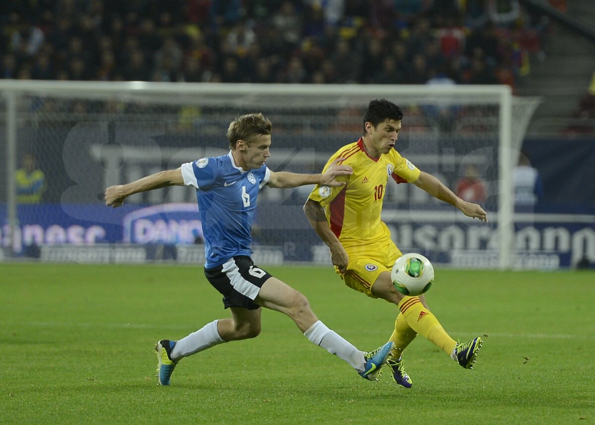 FOTO şi VIDEO România - Estonia 2-0 » Tricolorii s-au calificat la barajul pentru CM din 2014