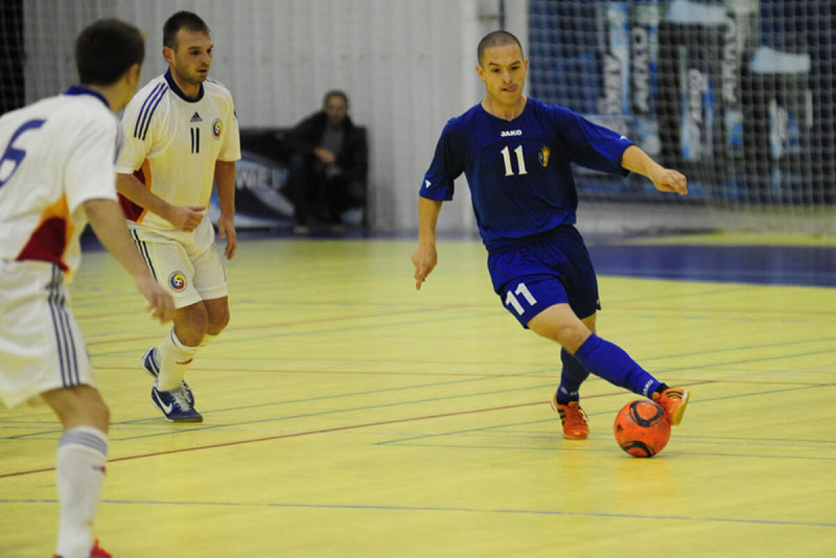 Dublă amicală România - Moldova, la futsal! Iată rezultatele