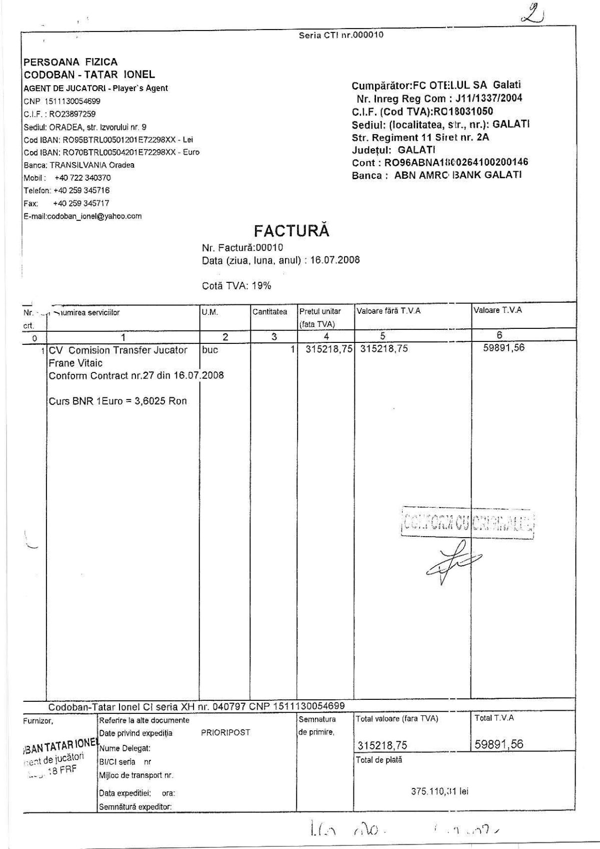 FOTO Cel mai fericit impresar: comisioane de 4 milioane de euro în 4 ani! Tranzacţiile incredibile dintre Codoban şi Oţelul lui Marius Stan