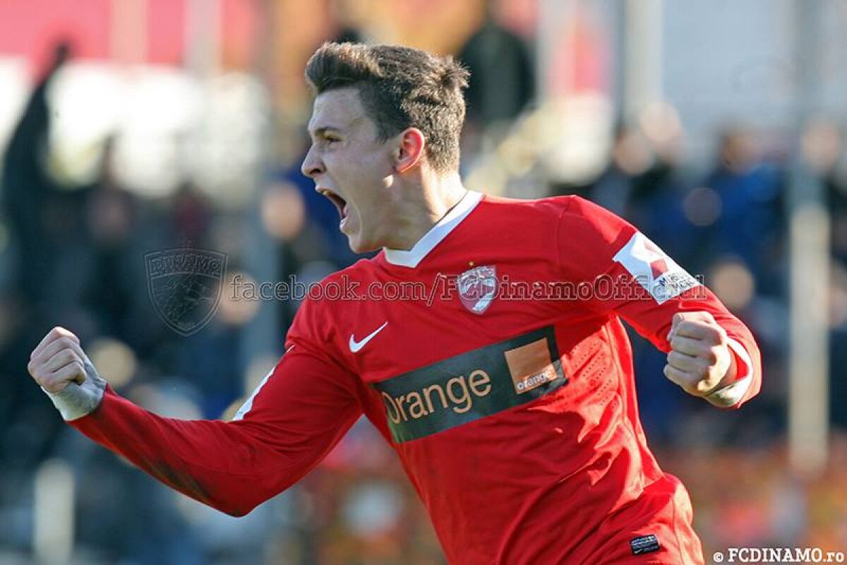 FOTO Dinamo 2 a făcut show, 3-0 cu Tunari! "Cîinii" au avut în teren 8 jucători sub 20 ani