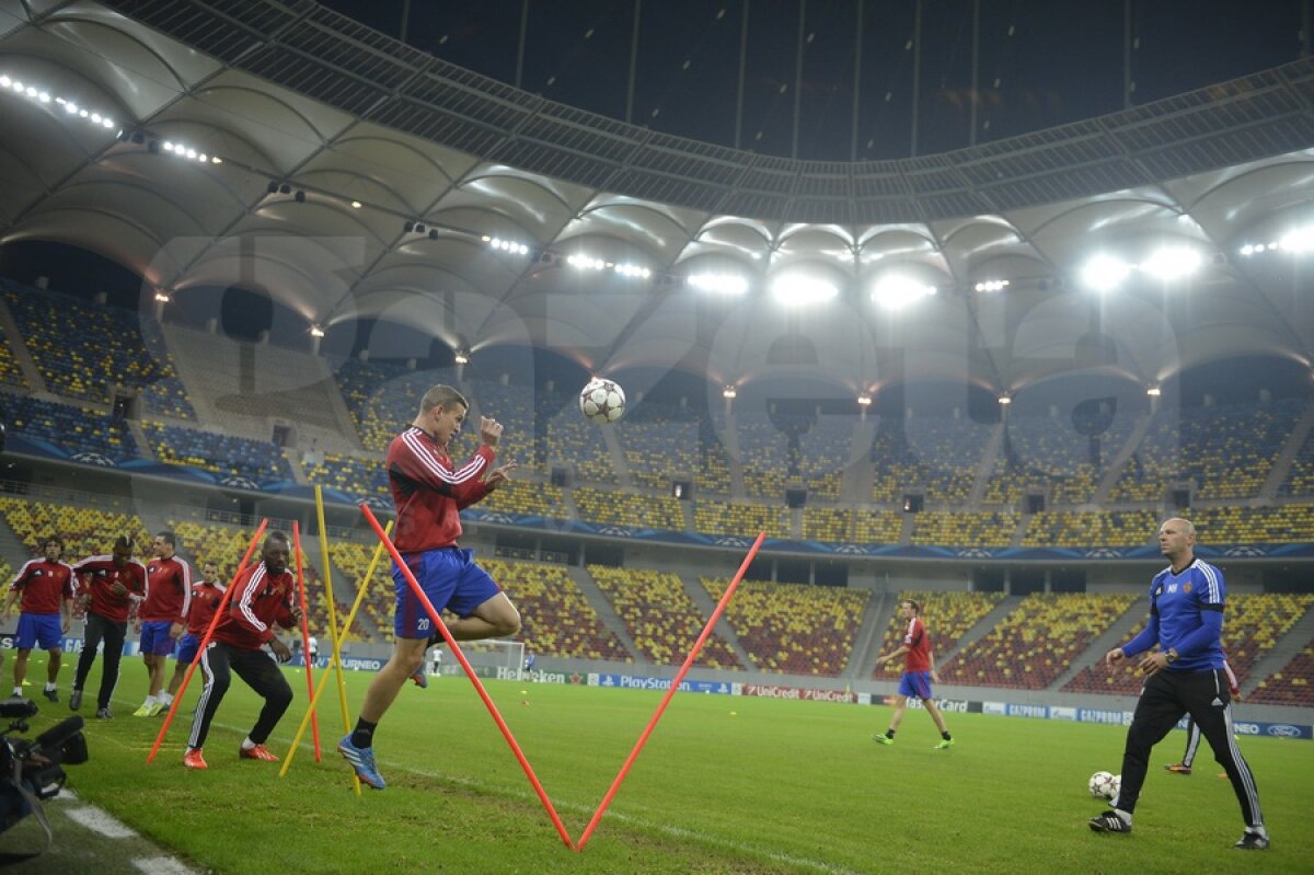 GALERIE FOTO / Elveţienii vor 6 puncte în "dubla" cu Steaua: "Ne gîndim şi la primăvara Ligii Campionilor, asta ne dorim!"
