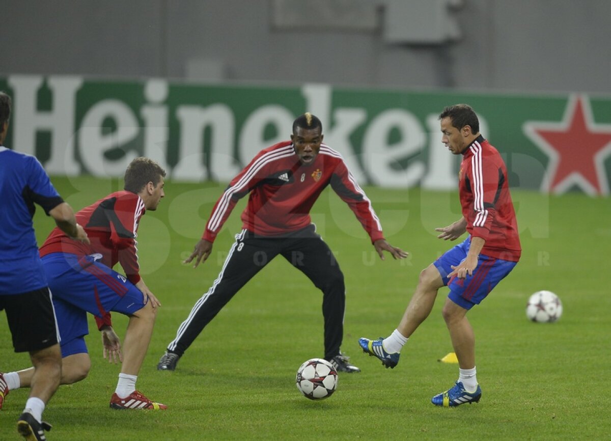 GALERIE FOTO / Elveţienii vor 6 puncte în "dubla" cu Steaua: "Ne gîndim şi la primăvara Ligii Campionilor, asta ne dorim!"