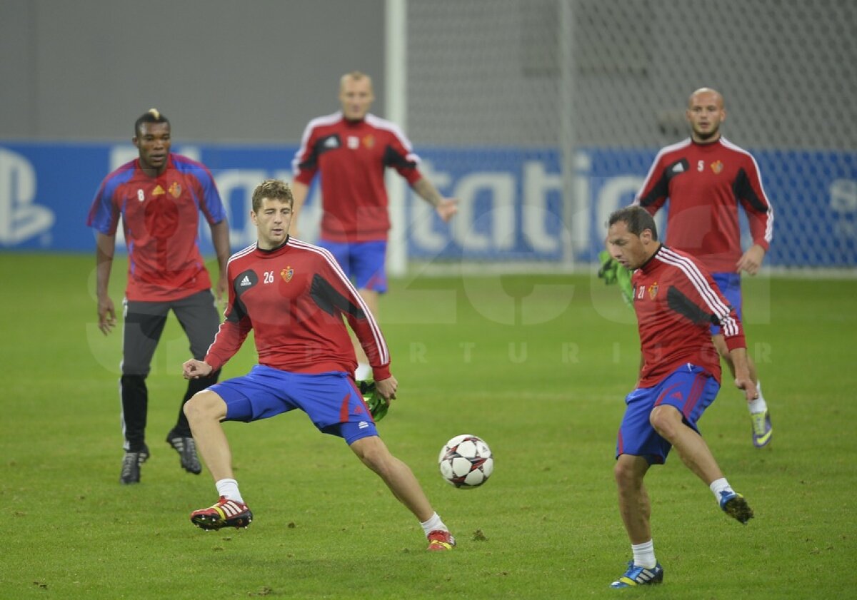GALERIE FOTO / Elveţienii vor 6 puncte în "dubla" cu Steaua: "Ne gîndim şi la primăvara Ligii Campionilor, asta ne dorim!"