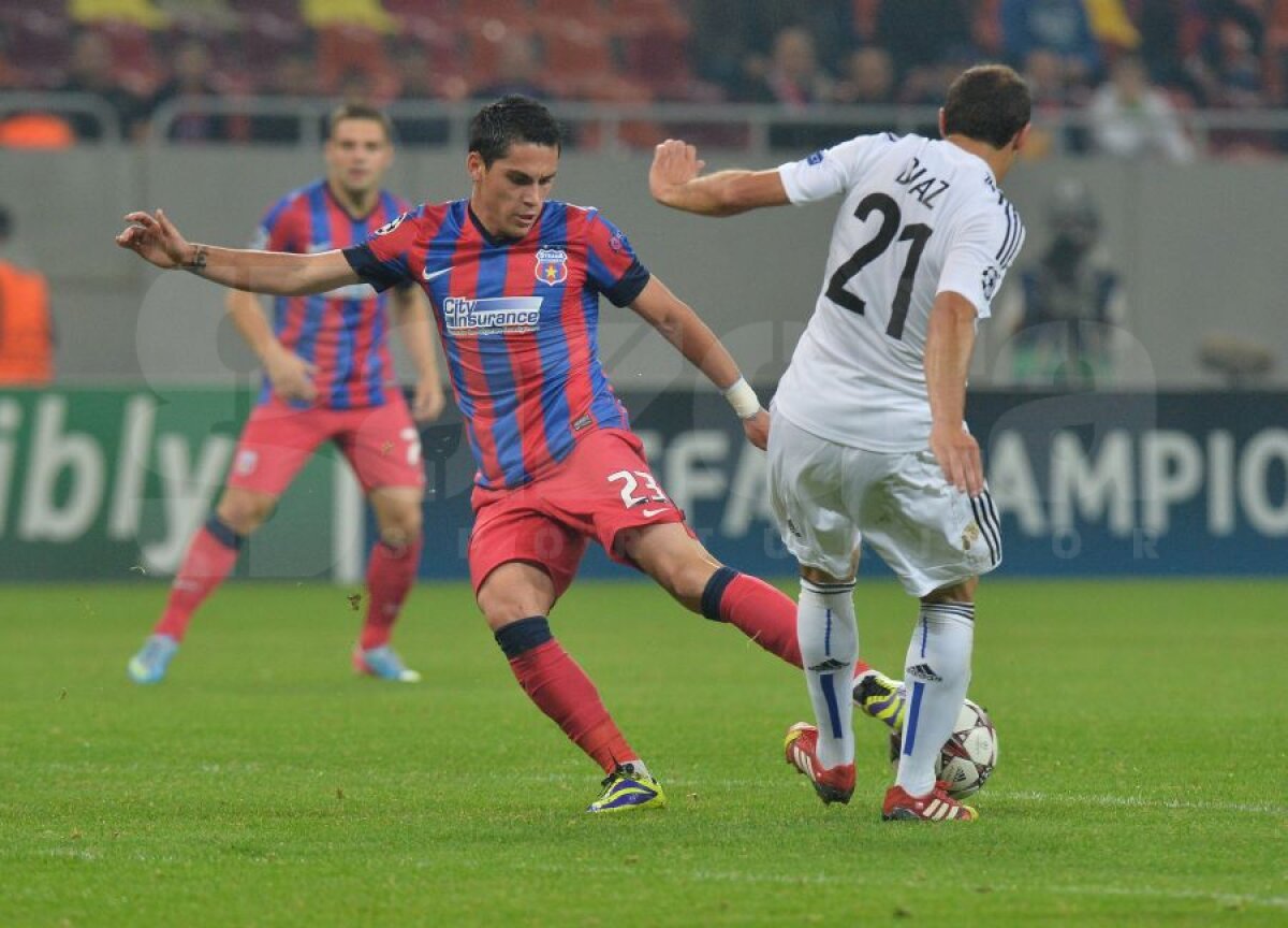 FOTO şi VIDEO » Tatu aduce primul punct al echipei lui Reghe în grupele Ligii » Steaua - Basel 1-1