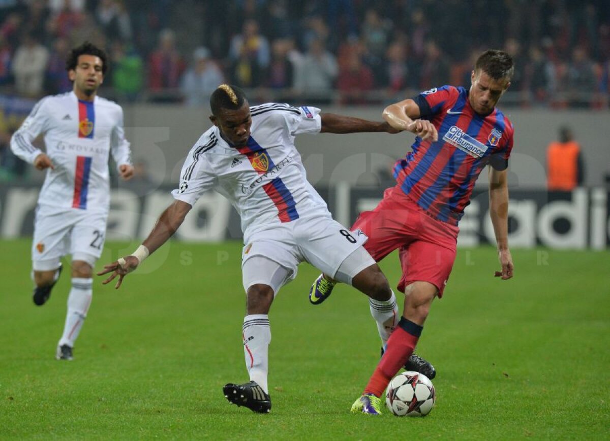 FOTO şi VIDEO » Tatu aduce primul punct al echipei lui Reghe în grupele Ligii » Steaua - Basel 1-1