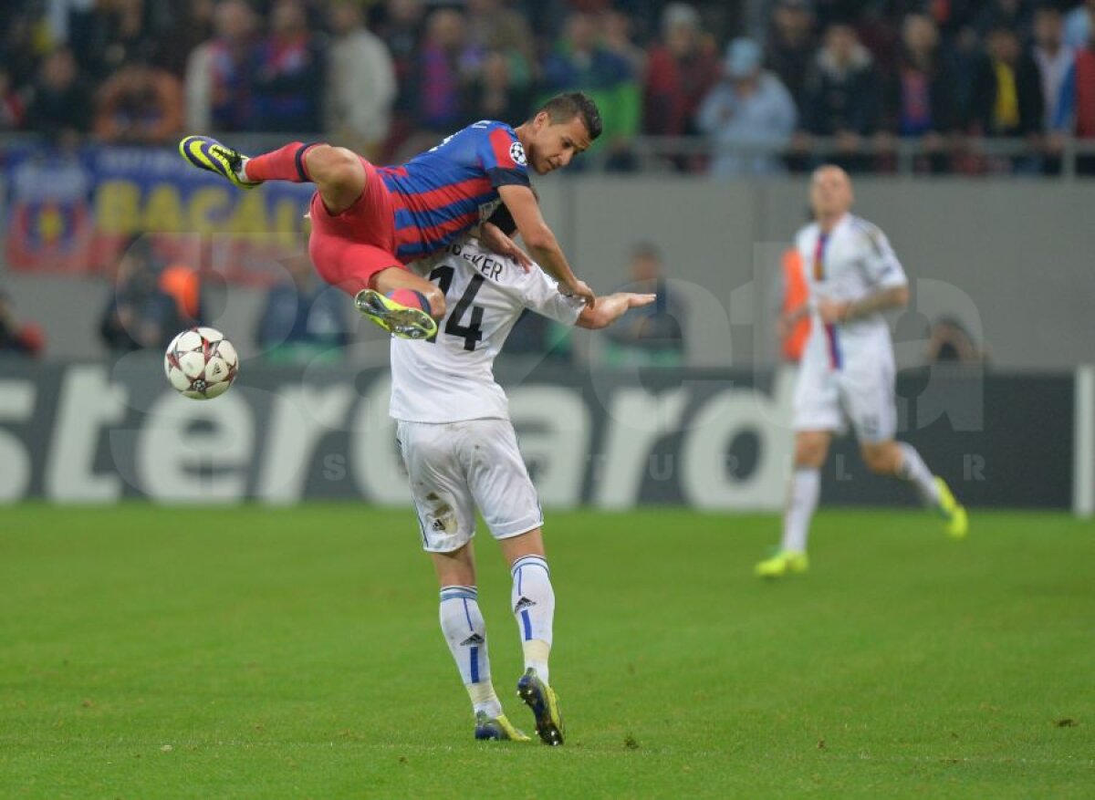 FOTO şi VIDEO » Tatu aduce primul punct al echipei lui Reghe în grupele Ligii » Steaua - Basel 1-1