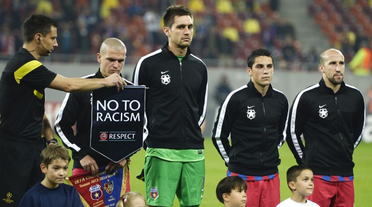 Fanionul le-a pus probleme mai mari ca Basel » Cum au stricat steliştii un moment planificat de UEFA :D