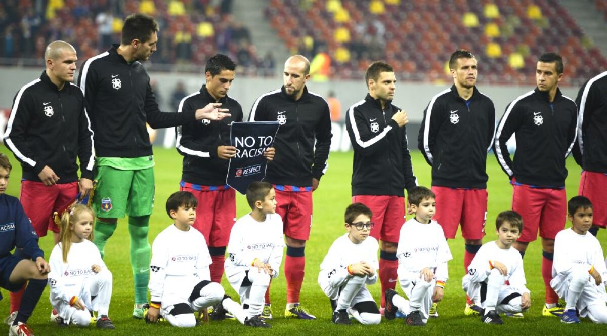Fanionul le-a pus probleme mai mari ca Basel » Cum au stricat steliştii un moment planificat de UEFA :D