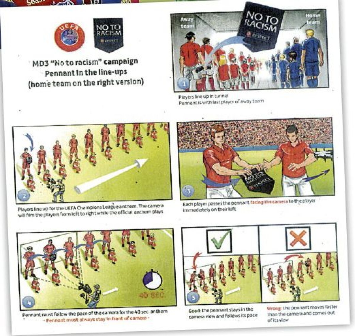 Fanionul le-a pus probleme mai mari ca Basel » Cum au stricat steliştii un moment planificat de UEFA :D