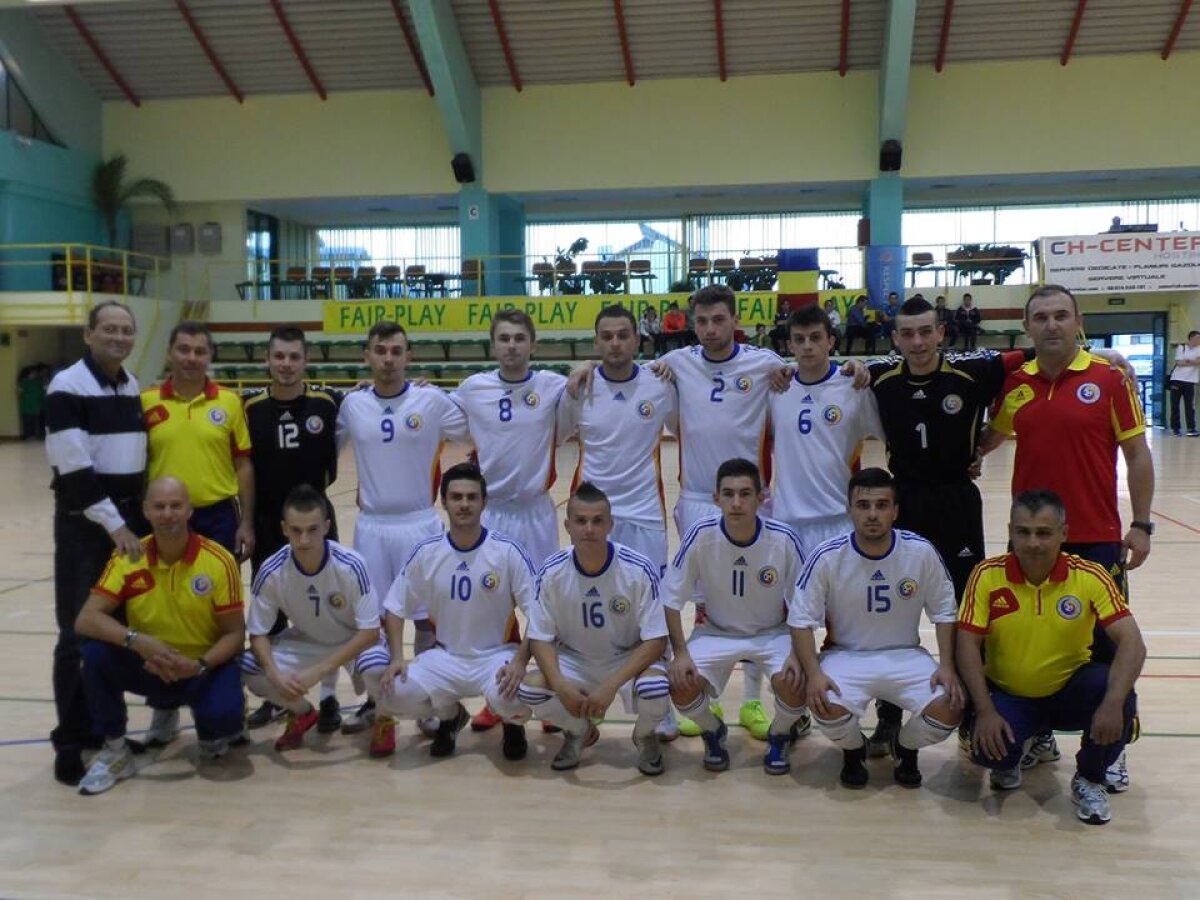 FOTO Meciuri de pregătire ale naţionalei U21 de futsal a României