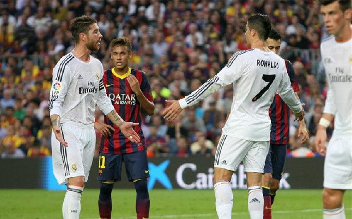 Haos Real în El Clasico pierdut la Barcelona, 1-2 » Ramos către Ronaldo: ”Am făcut pe noi!”