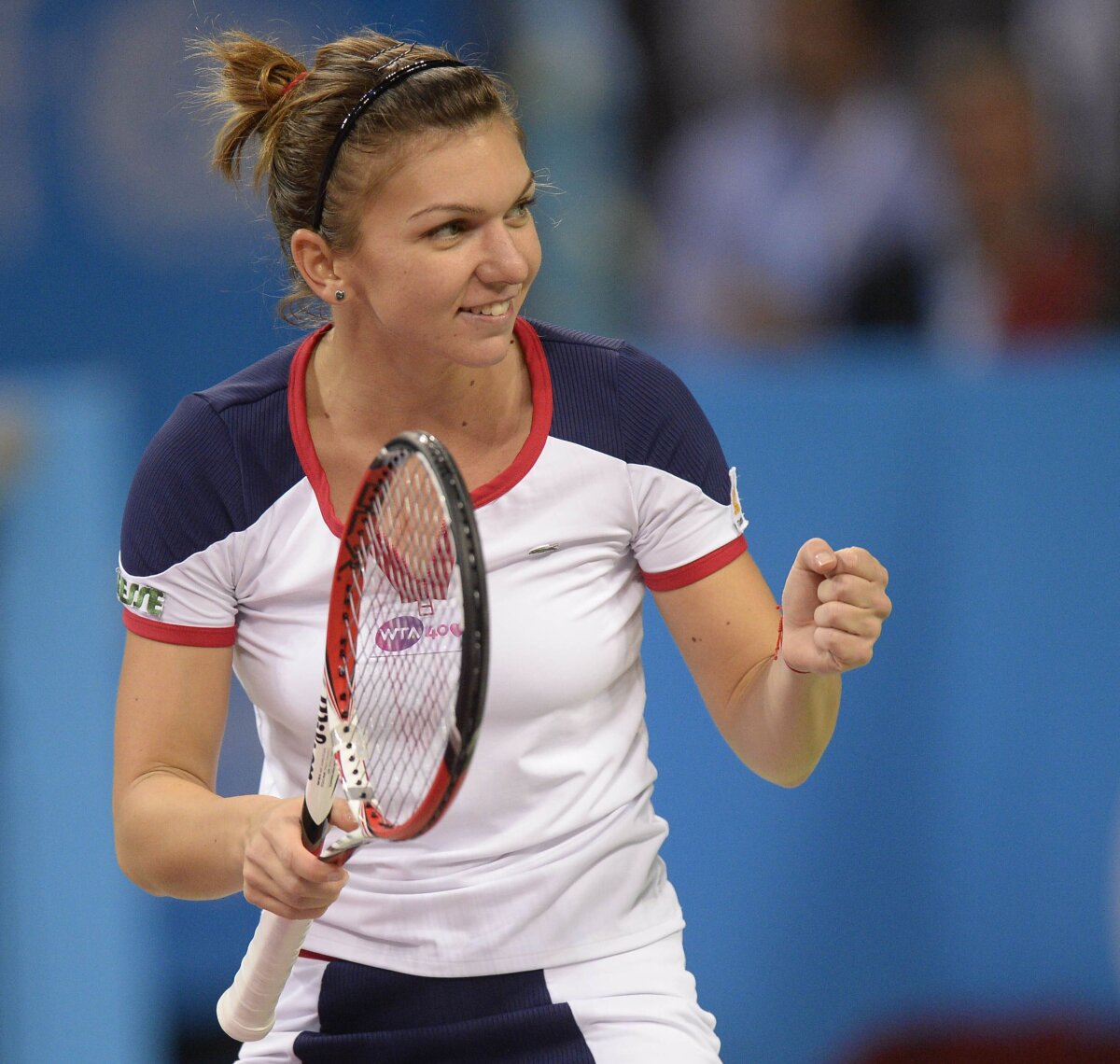 FOTO În formă » Gazeta a asistat la prima victorie a Simonei la Sofia: 6-3, 6-3 cu Anastasia Pavliucenkova