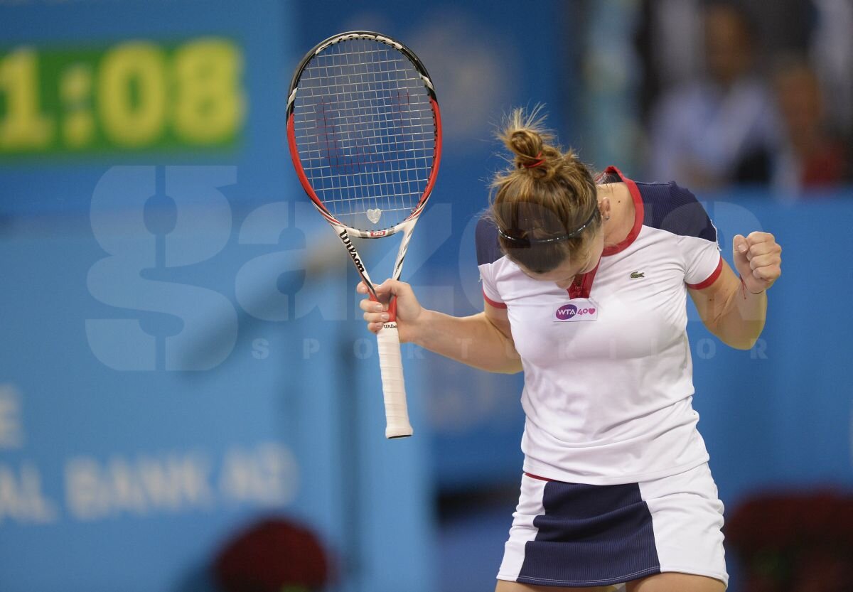 FOTO În formă » Gazeta a asistat la prima victorie a Simonei la Sofia: 6-3, 6-3 cu Anastasia Pavliucenkova