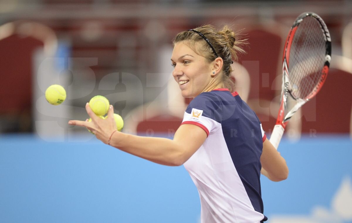 FOTO În formă » Gazeta a asistat la prima victorie a Simonei la Sofia: 6-3, 6-3 cu Anastasia Pavliucenkova