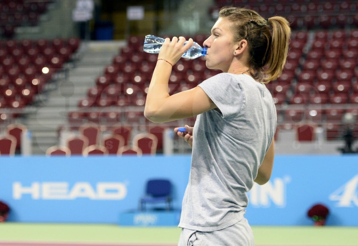 FOTO În formă » Gazeta a asistat la prima victorie a Simonei la Sofia: 6-3, 6-3 cu Anastasia Pavliucenkova