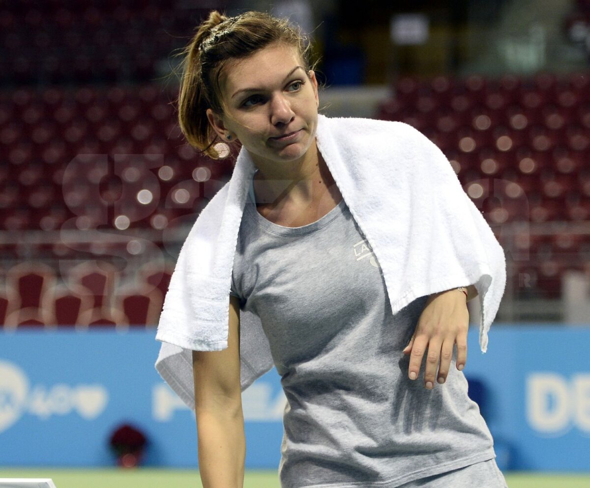 FOTO În formă » Gazeta a asistat la prima victorie a Simonei la Sofia: 6-3, 6-3 cu Anastasia Pavliucenkova