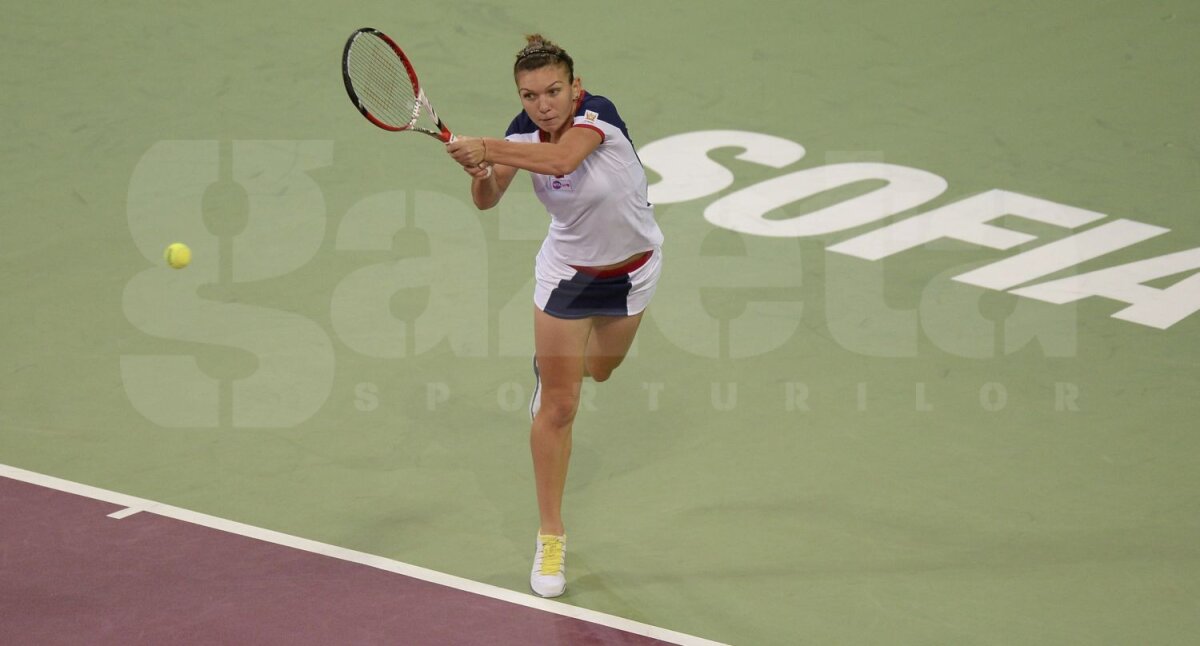 FOTO În formă » Gazeta a asistat la prima victorie a Simonei la Sofia: 6-3, 6-3 cu Anastasia Pavliucenkova