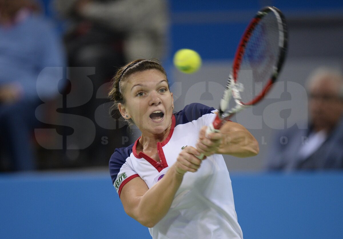 FOTO » Halep a revenit incredibil în setul decisiv cu Ivanovici şi s-a calificat în finala de la Sofia, unde o va întîlni pe Stosur!