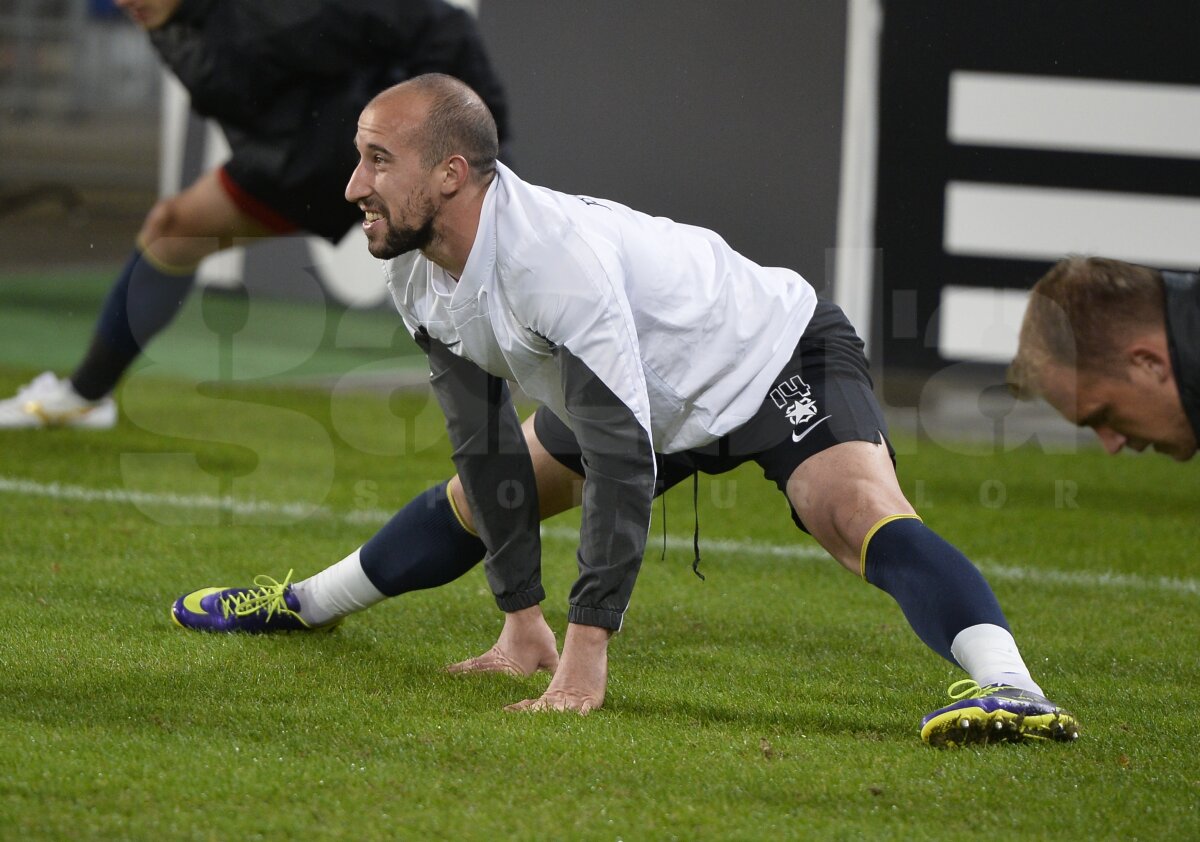 FOTO Steaua a efectuat antrenamentul oficial pe St. Jakob-Park » Cîţi fani sînt aşteptaţi la meci
