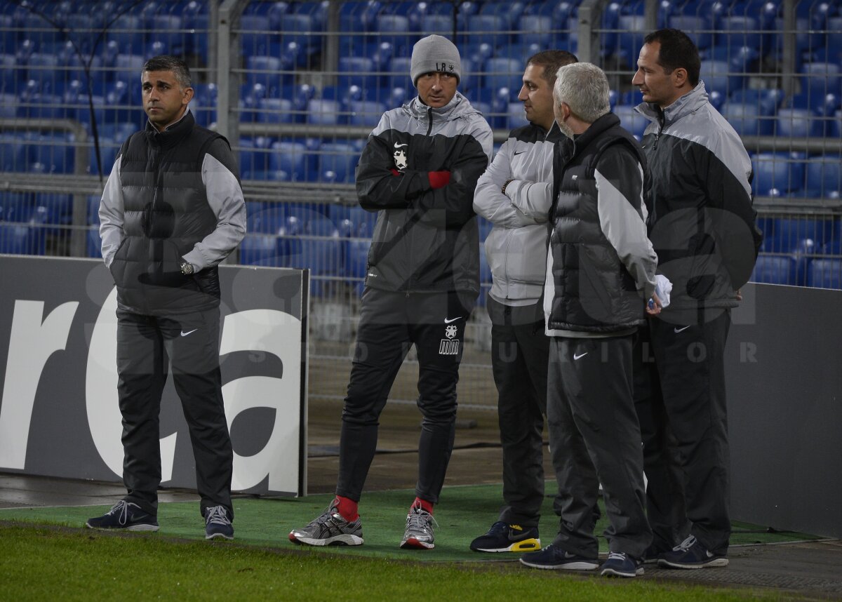 FOTO Steaua a efectuat antrenamentul oficial pe St. Jakob-Park » Cîţi fani sînt aşteptaţi la meci