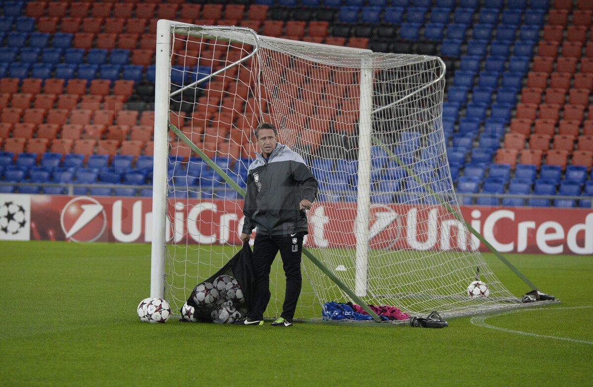 FOTO Steaua a efectuat antrenamentul oficial pe St. Jakob-Park » Cîţi fani sînt aşteptaţi la meci