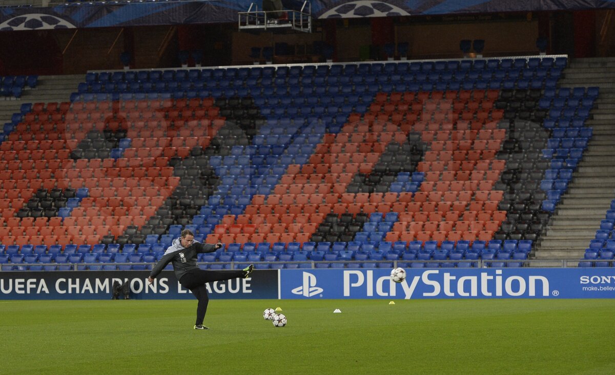 FOTO Steaua a efectuat antrenamentul oficial pe St. Jakob-Park » Cîţi fani sînt aşteptaţi la meci