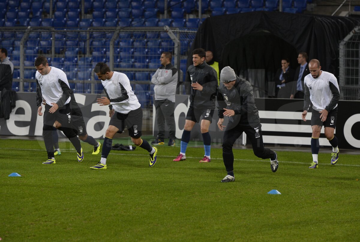 FOTO Steaua a efectuat antrenamentul oficial pe St. Jakob-Park » Cîţi fani sînt aşteptaţi la meci