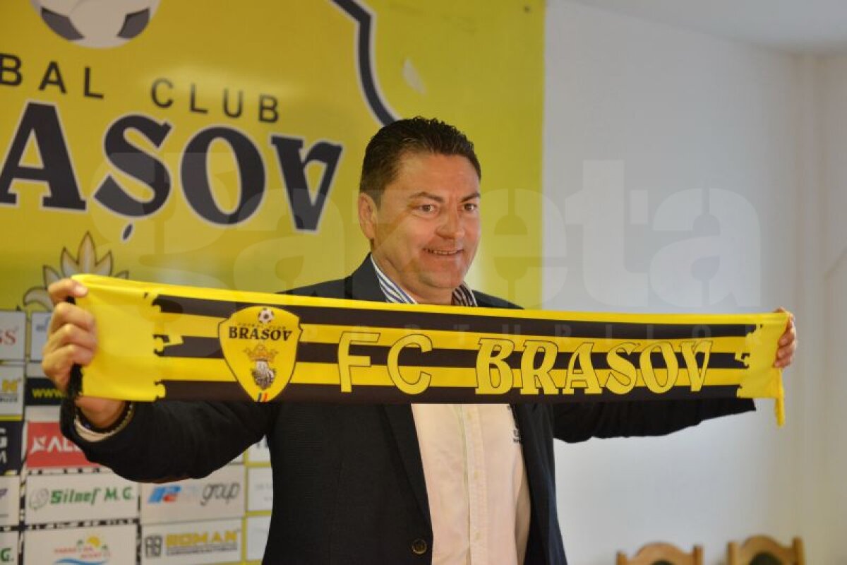 FOTO Ilie Stan a fost prezentat oficial la FC Braşov: "Am un lot valoros, trebuie să depăşim perioada mai dificilă"