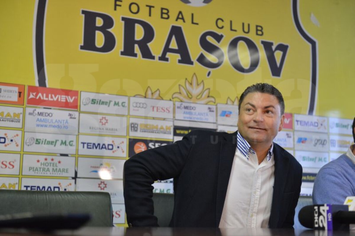 FOTO Ilie Stan a fost prezentat oficial la FC Braşov: "Am un lot valoros, trebuie să depăşim perioada mai dificilă"