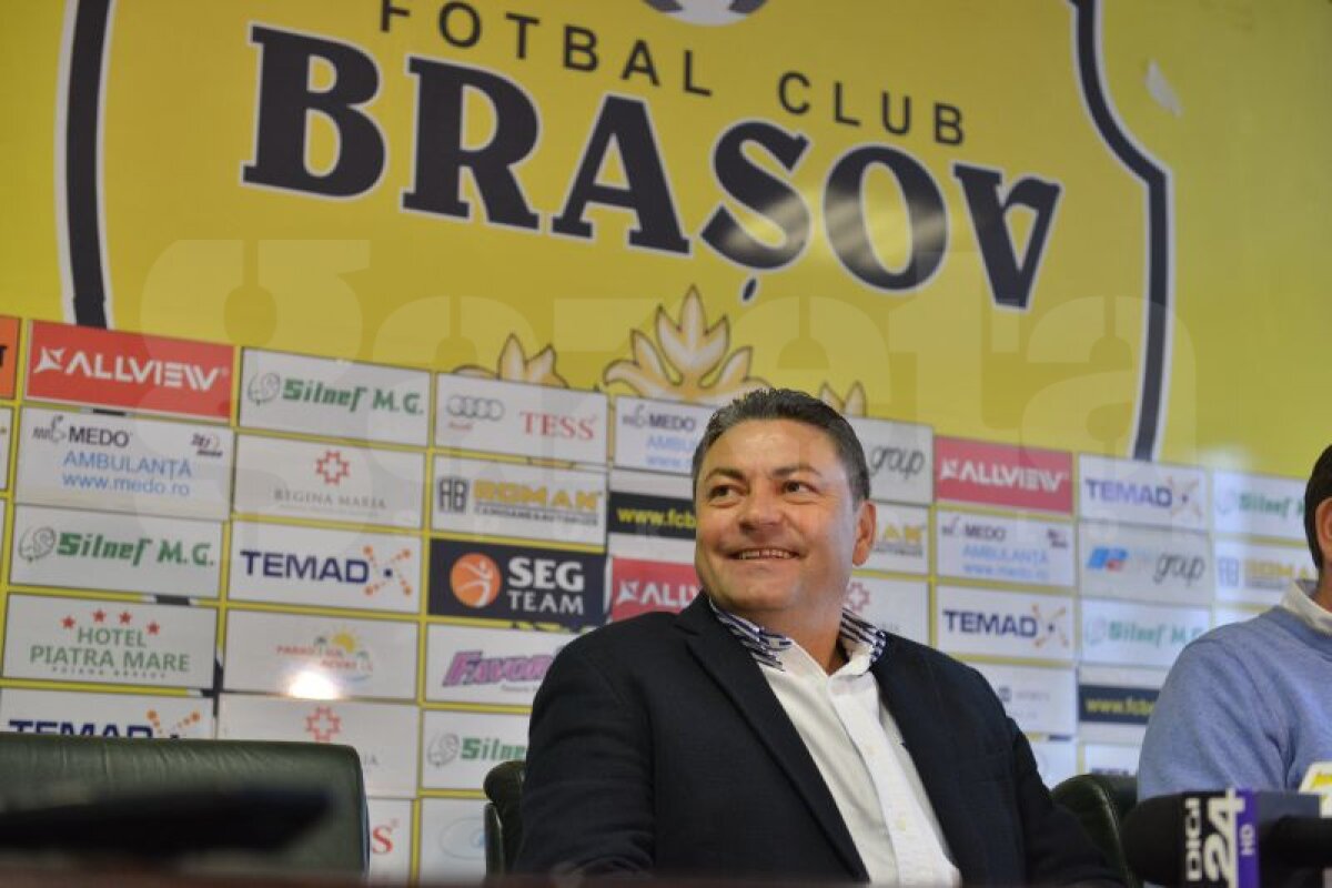 FOTO Ilie Stan a fost prezentat oficial la FC Braşov: "Am un lot valoros, trebuie să depăşim perioada mai dificilă"