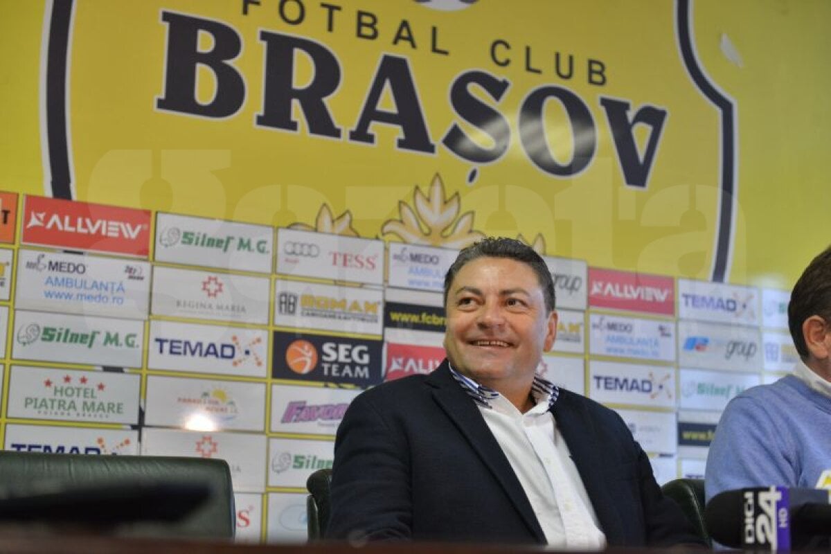 FOTO Ilie Stan a fost prezentat oficial la FC Braşov: "Am un lot valoros, trebuie să depăşim perioada mai dificilă"