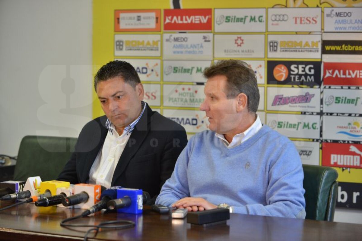 FOTO Ilie Stan a fost prezentat oficial la FC Braşov: "Am un lot valoros, trebuie să depăşim perioada mai dificilă"