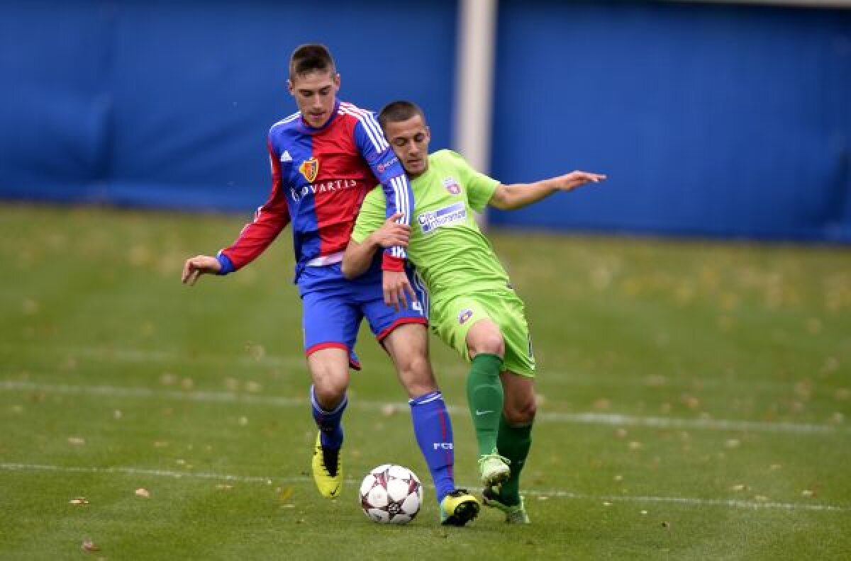 FOTO Prima victorie în Youth League pentru tineretul Stelei! Basel U19 - Steaua U19 1-3