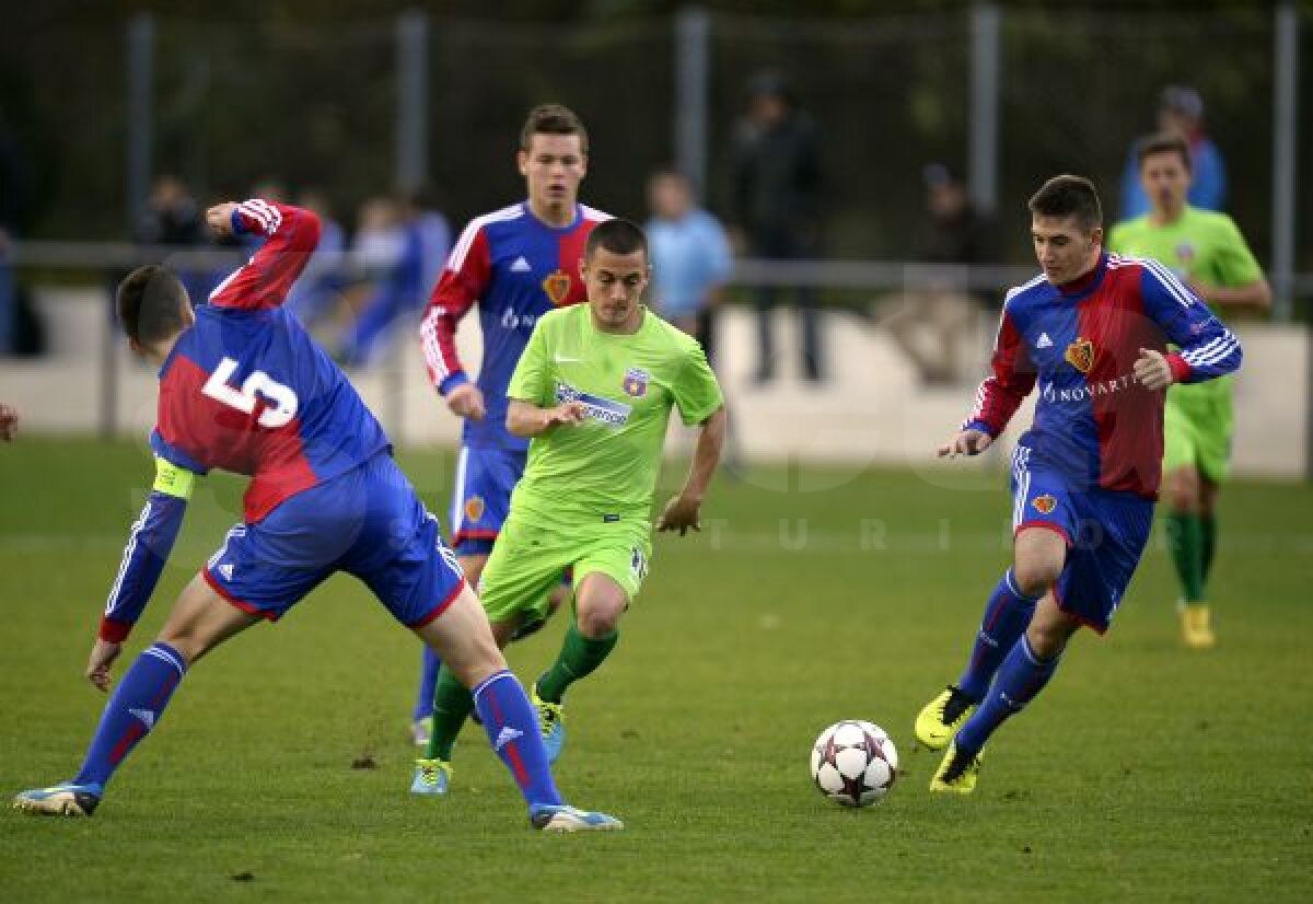 FOTO Prima victorie în Youth League pentru tineretul Stelei! Basel U19 - Steaua U19 1-3