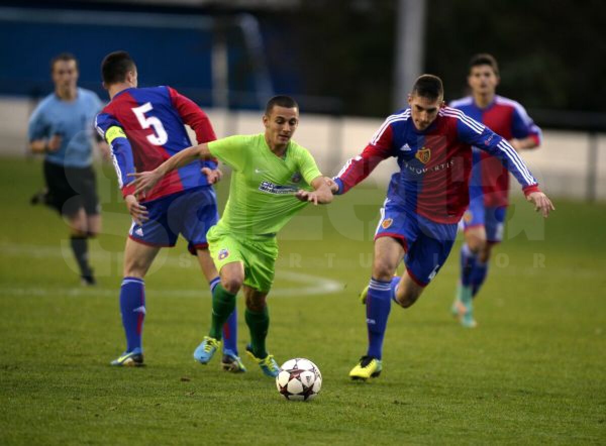 FOTO Prima victorie în Youth League pentru tineretul Stelei! Basel U19 - Steaua U19 1-3