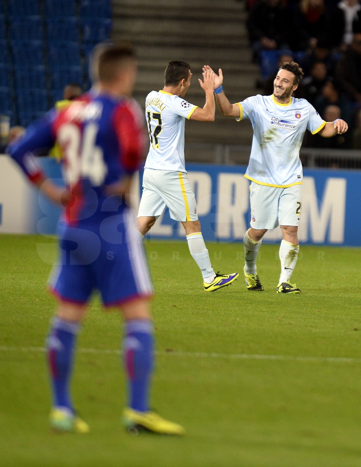 VIDEO+FOTO Dramă în prelungiri » Steaua a scăpat printre degete victoria la Basel, 1-1, şi mai are şanse minime să evite locul 4