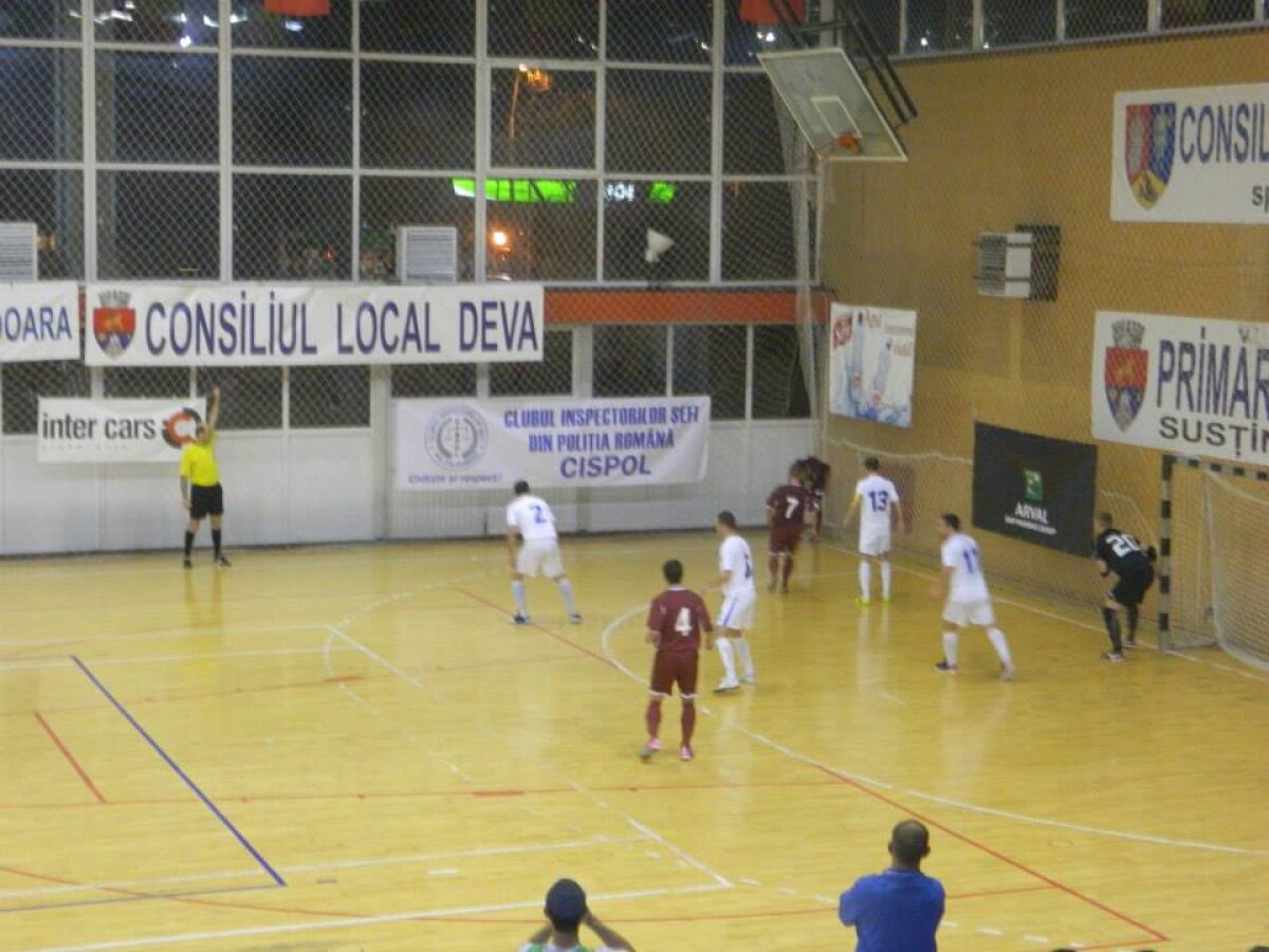 Rezultate futsal Liga I, etapa a 8-a. Cum arată clasamentul