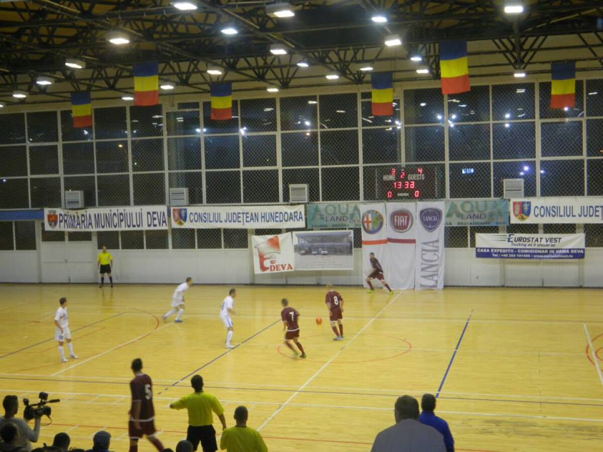 Rezultate futsal Liga I, etapa a 8-a. Cum arată clasamentul