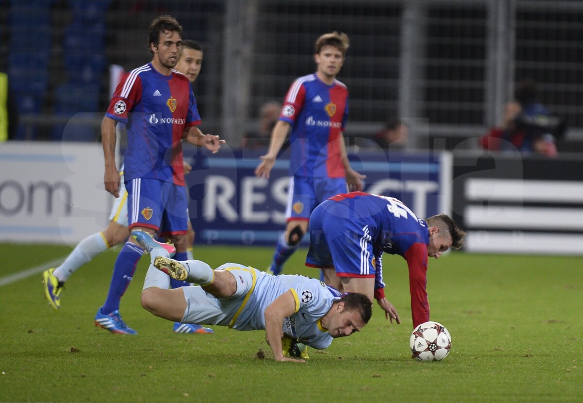 VIDEO+FOTO Dramă în prelungiri » Steaua a scăpat printre degete victoria la Basel, 1-1, şi mai are şanse minime să evite locul 4